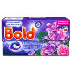 Универсальные капсулы для стирки Bold 3в1 Exotic Bloom & Moonlight Lily, 38 шт